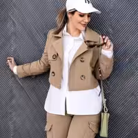 ست سه تیکه‌ کتان کش و داکرون419