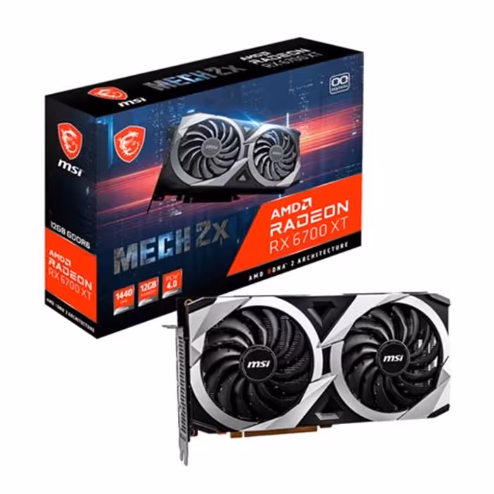 کارت گرافیک ام اس آی Radeon RX 6700 XT MECH 2X 12G OC