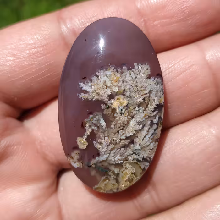 نگین گردنی عقیق شجر بهاره 3