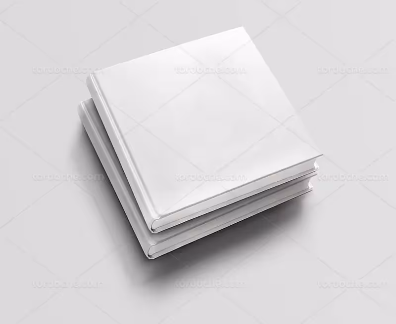 طرح موکاپ لایه باز جلد کتاب با کیفیت | گرافیک با طعم تربچه