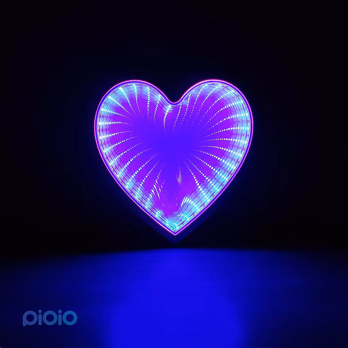 چراغ خواب کودک طرح قلب