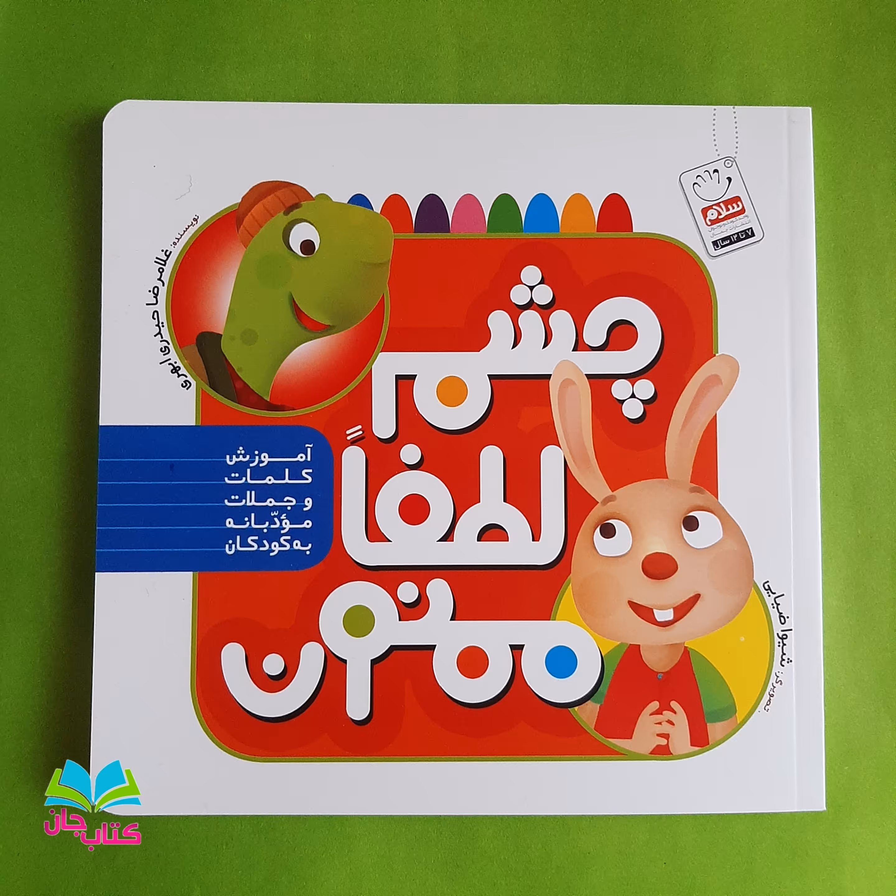 کتاب چشم لطفا ممنون به قلم غلامرضا حیدری ابهری انتشارات جمال