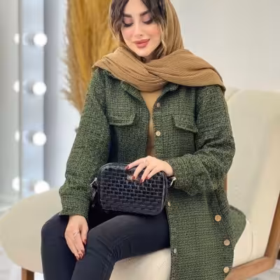 مانتو بغل دکمه پاییزه