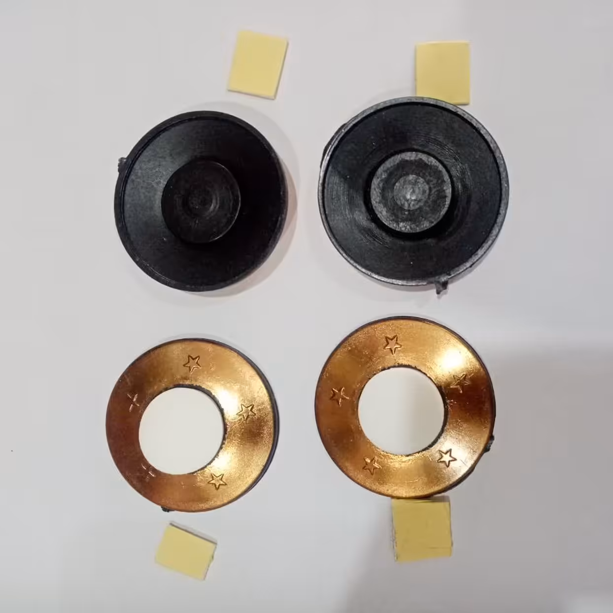 ضربه گیر گرد طلایی ( 4 عددی )