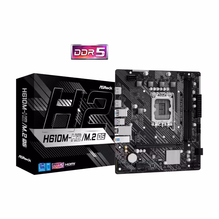 مادربرد ازراک H610M-H2/M.2 DDR5