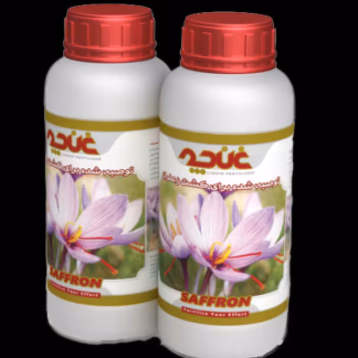 کود مایع زعفران غنچه حاوی عناصر فسفر  ازت پتاس بور  آهن هورمون  می باشد