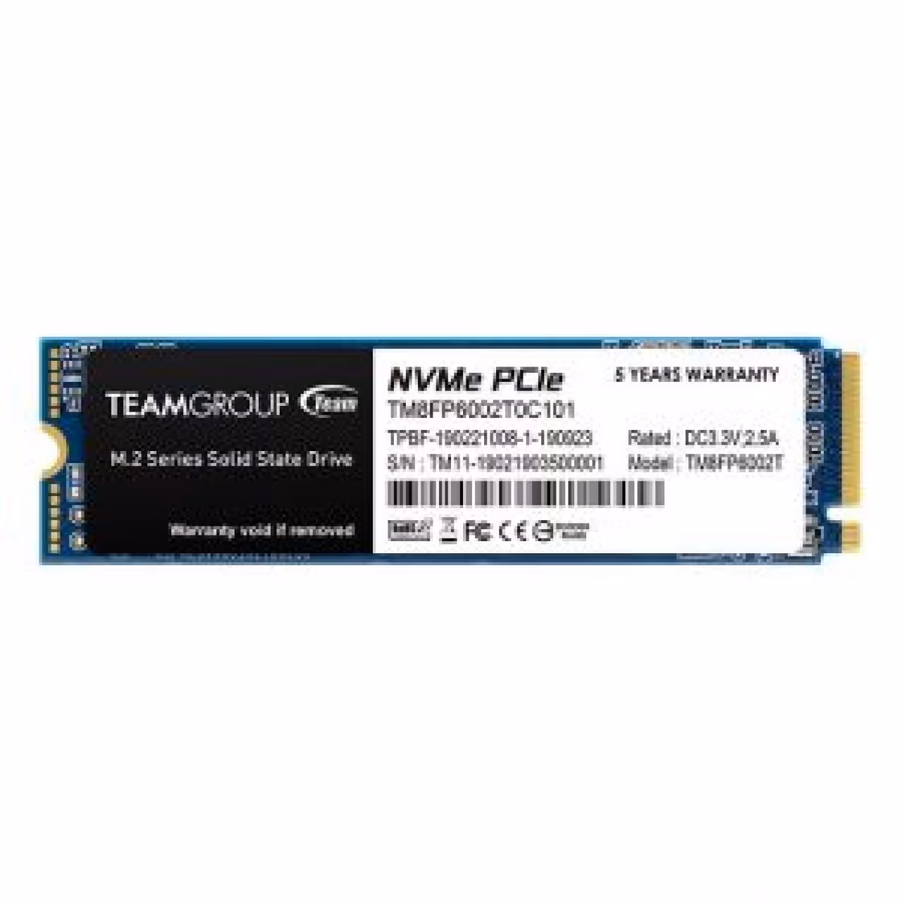 اس اس دی NVMe تیم گروپ 1TB مدل MP33