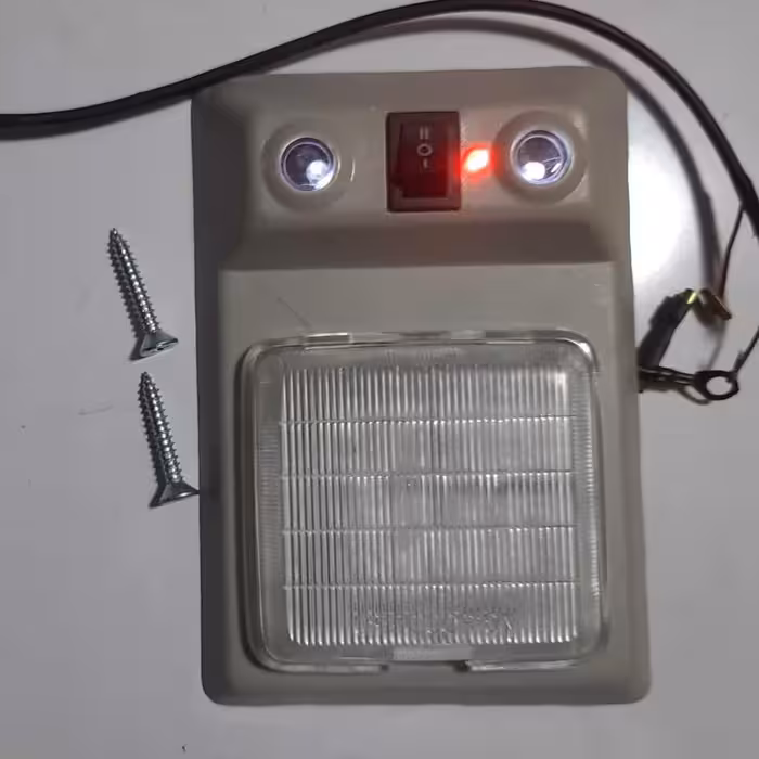 چراغ سقف و مطالعه الدی پراید اسپرت با کلید 3 زمانه