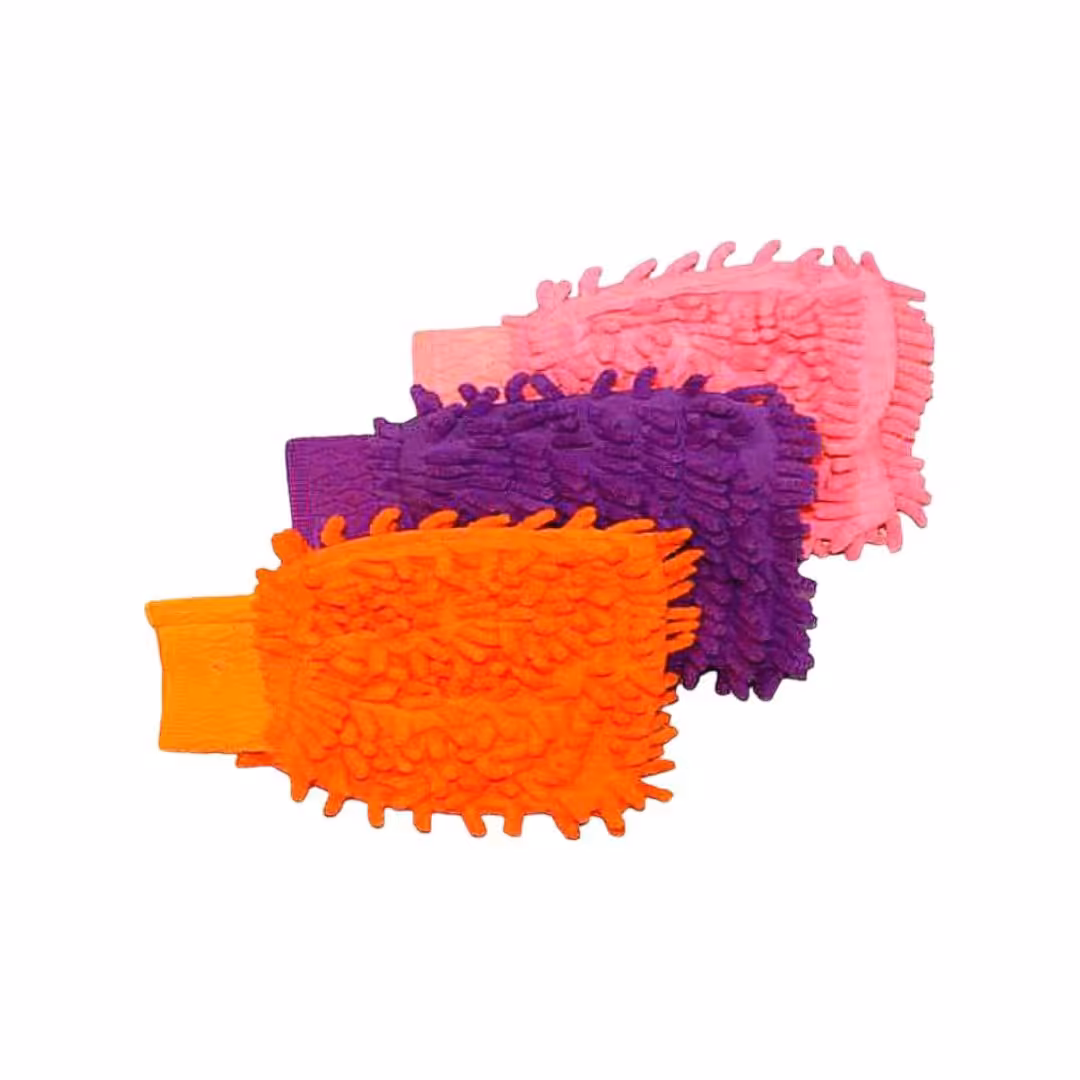 دستمال میکروفایبر  حوله ای مدل دستکشی