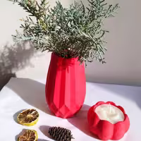 گلدان و جاشمعی دکوری بتنی