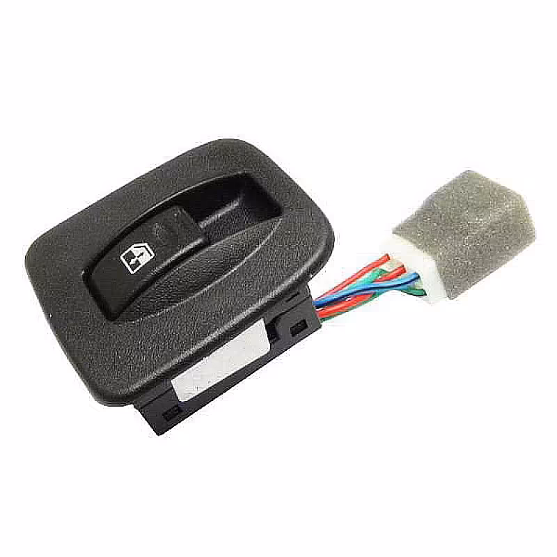 کلید شیشه بالابر تک پل طرح جدید با قاب دینا پارت مناسب پراید کد 1501055