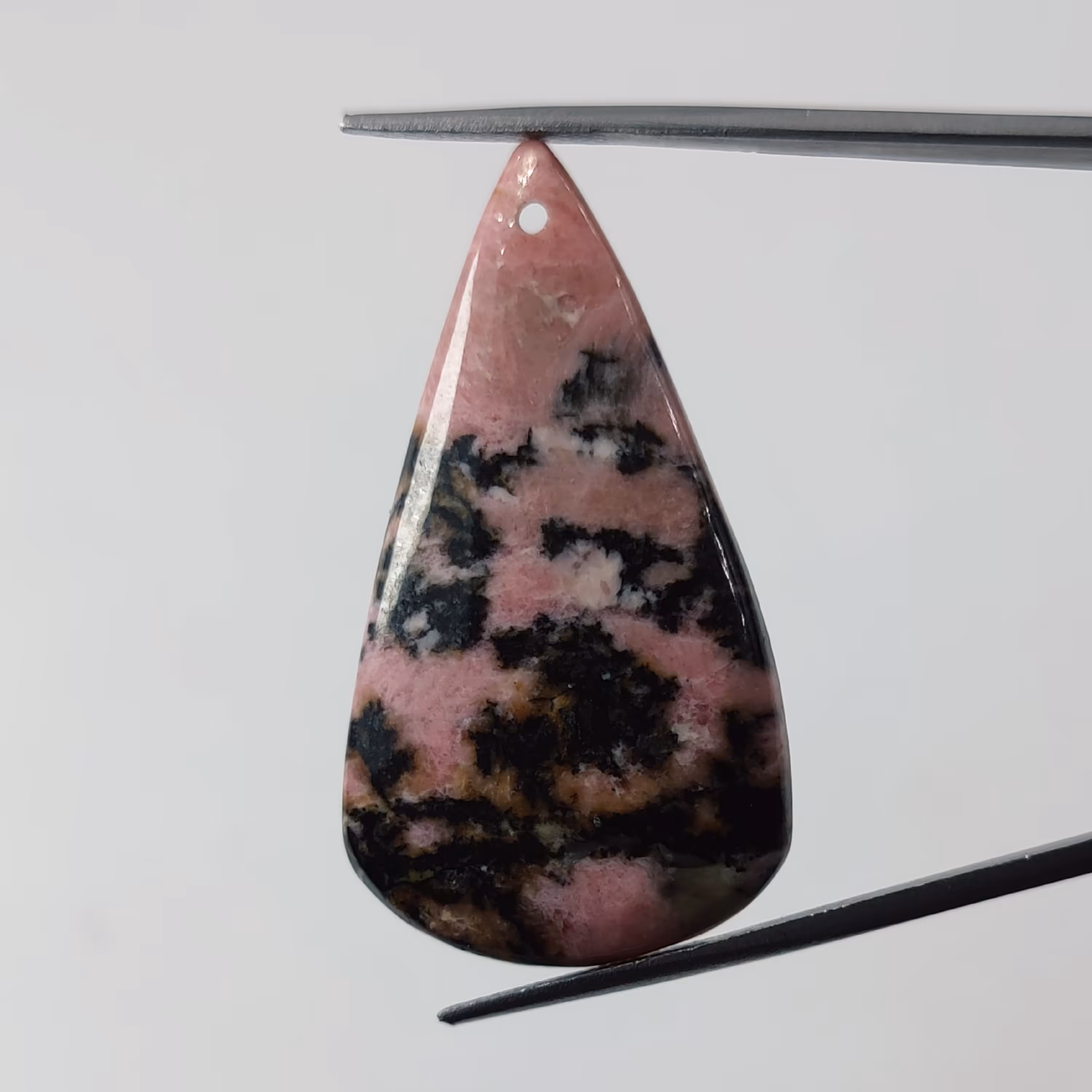 سنگ رودونیت معدنی و طبیعی (تراش اشک)