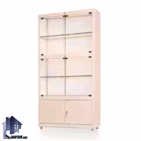 کمد کتابخانه 4 شیشه BCNF100