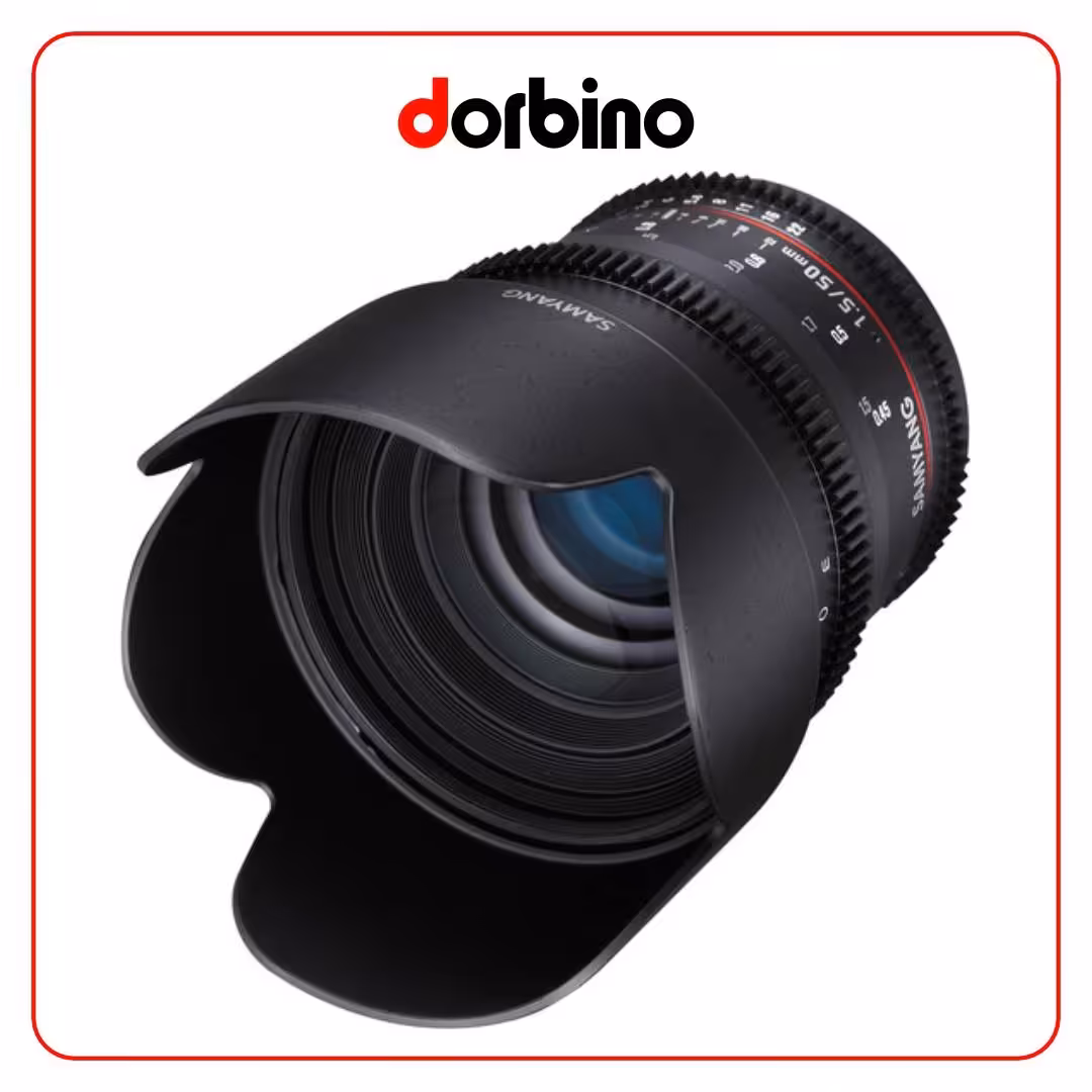 لنز سامیانگ Samyang 50mm T1.5 VDSLR AS UMC Lens for Sony E Mount - فروشگاه دوربین دوربینو