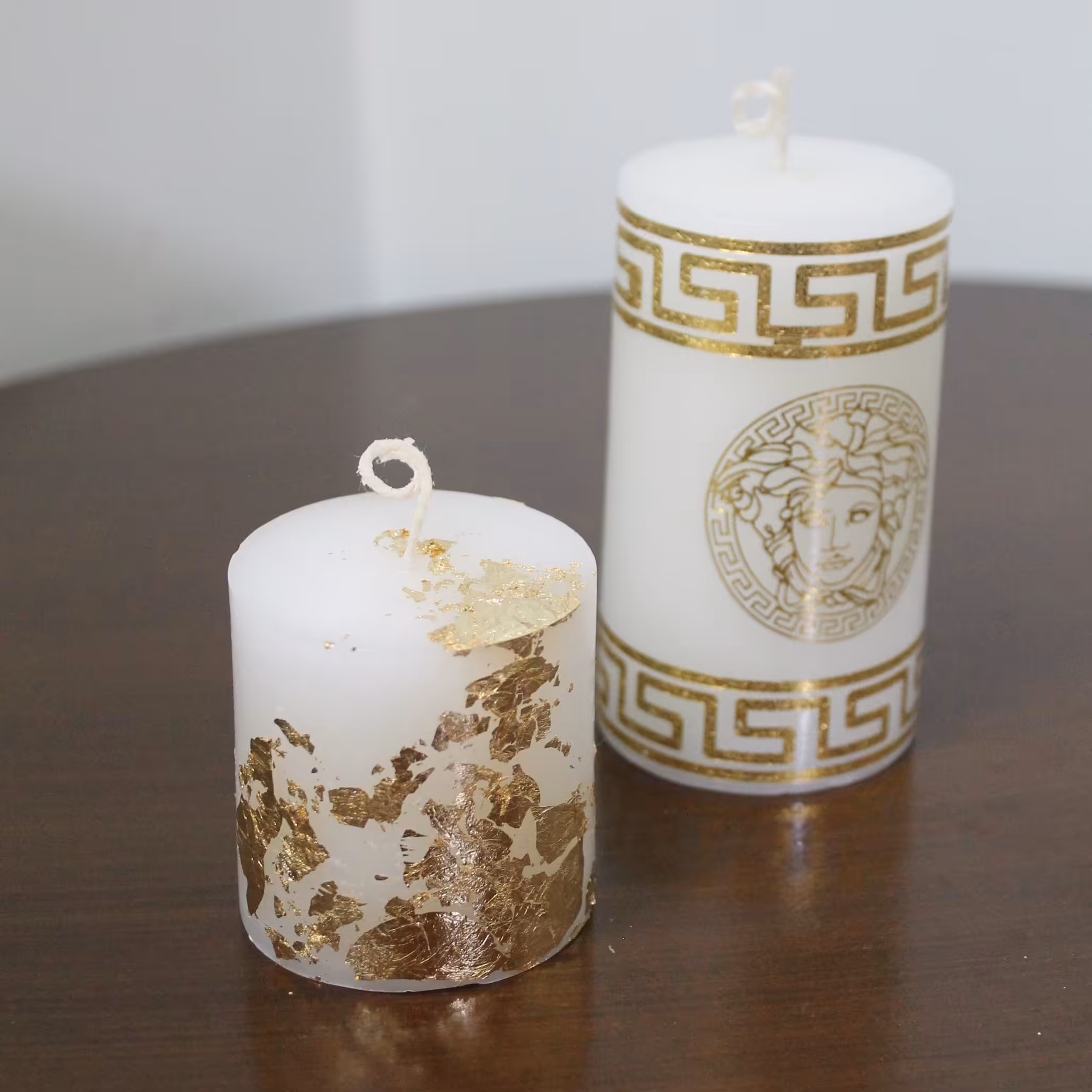 ست شمع جذاب طلایی 