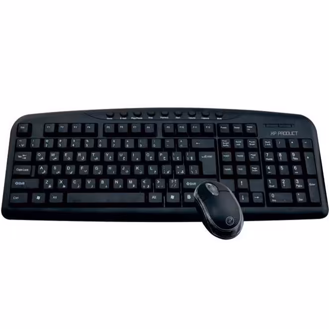 کیبورد و ماوس با سیم ایکس پی مدل 9600 ام