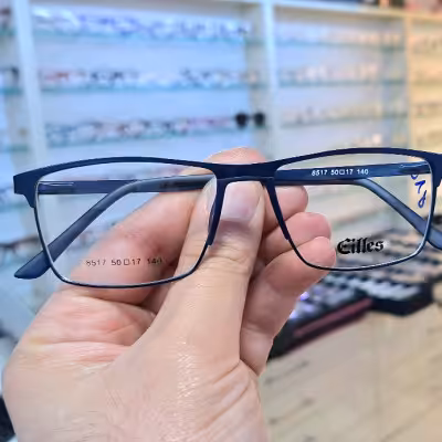 عینک طبی فلزی رو بینی یک تیکه