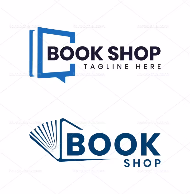 لوگوی کتاب فروشی | گرافیک با طعم تربچه