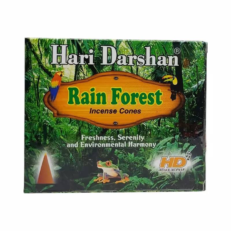 عود مخروطی مدل هاری دارشان  رایحه باران جنگل بسته 10 عددی