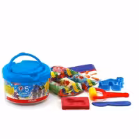 خمیر بازی سطلی کوچک آریا 5 رنگ