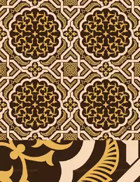 وکتور طرح کاشی کاری اسلامی شماره 167 - گرافیک با طعم تربچه