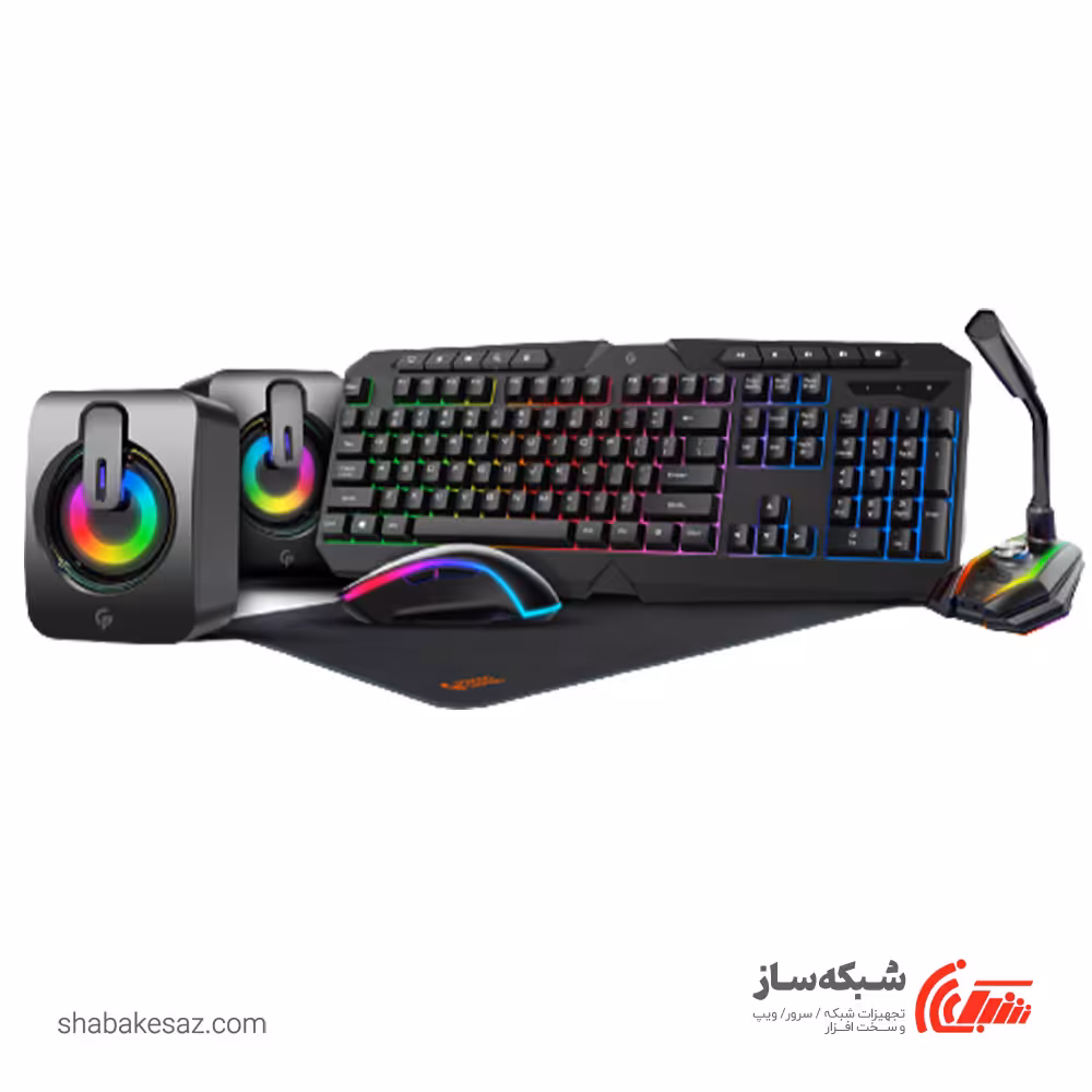 قیمت و خرید ست گیمینگ پرودو Porodo PDX215-BK - شبکه ساز