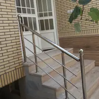نرده استیل سه خط