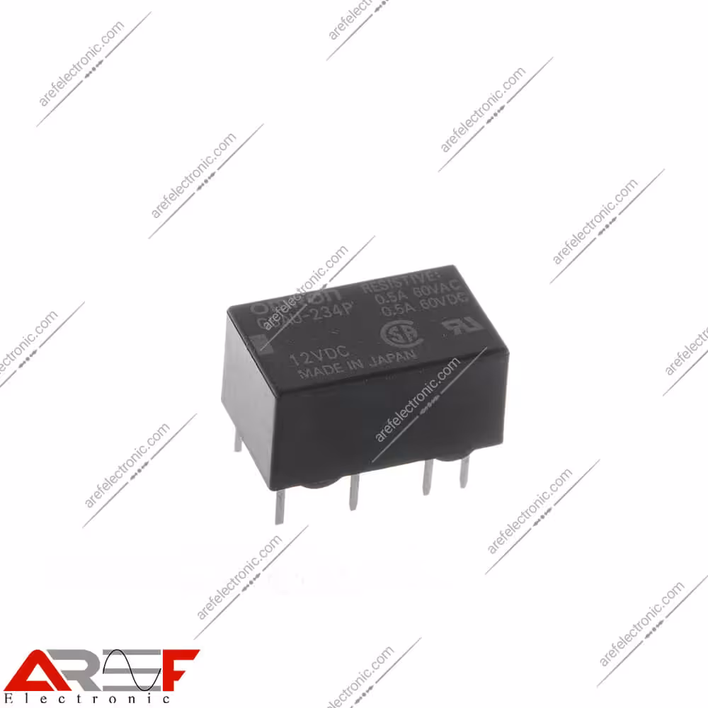 رله امرن لچ مدل G5AU-234P دارای 12 ولت و 8 پین - فروشگاه عارف الکترونیک