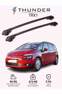 نوار محافظ خودرو مشکی قفل های حامل CITROEN C4 GRAND PICASSO 2006 2013 TRX1 Thunder