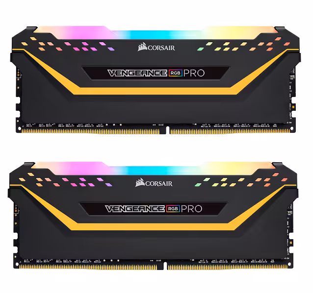 رم دو کاناله کرسیر مدل VENGEANCE RGB PRO TUF با حافظه 16 گیگابایت و فرکانس 3200 مگاهرتز