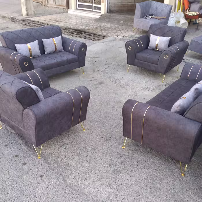 مبلمان راحتی اسکارلت پایه فلزی 