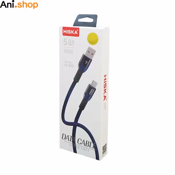 کابل شارژر دیتا میکرو HISKA-LX293 کد 315A