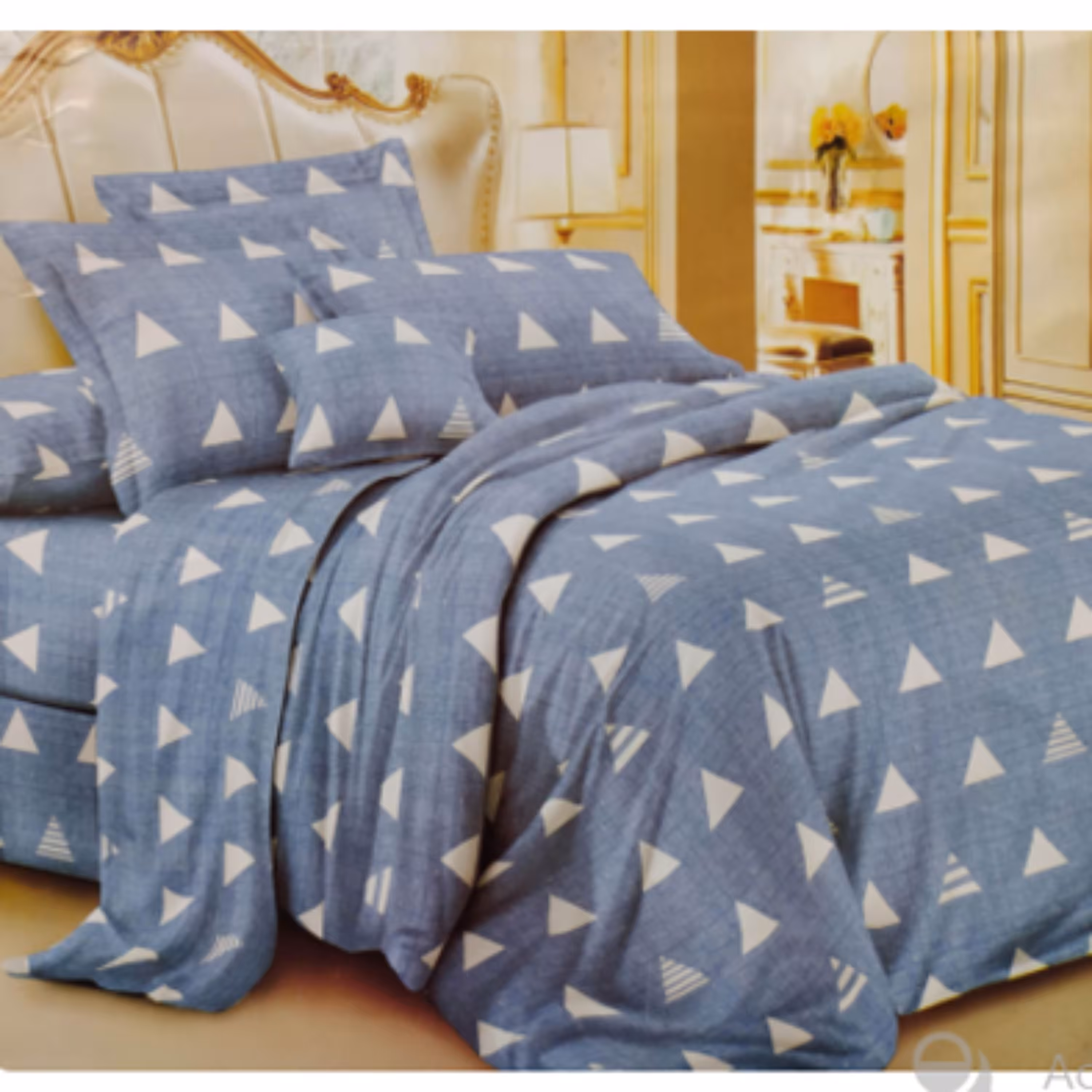 سرویس خواب سندس یکنفره 4 تکه مدل مثلثی کد 1044