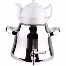 کتری و قوری شیردار استیل 5 لیتر یونیک کد UN-7277