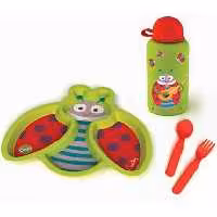 ست ظرف غذا و قمقمه کفشدوزک Oops Easy-Weaning Set Lucky