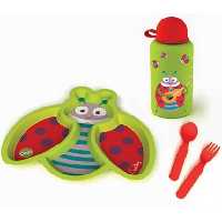 ست ظرف غذا و قمقمه کفشدوزک Oops Easy-Weaning Set Lucky