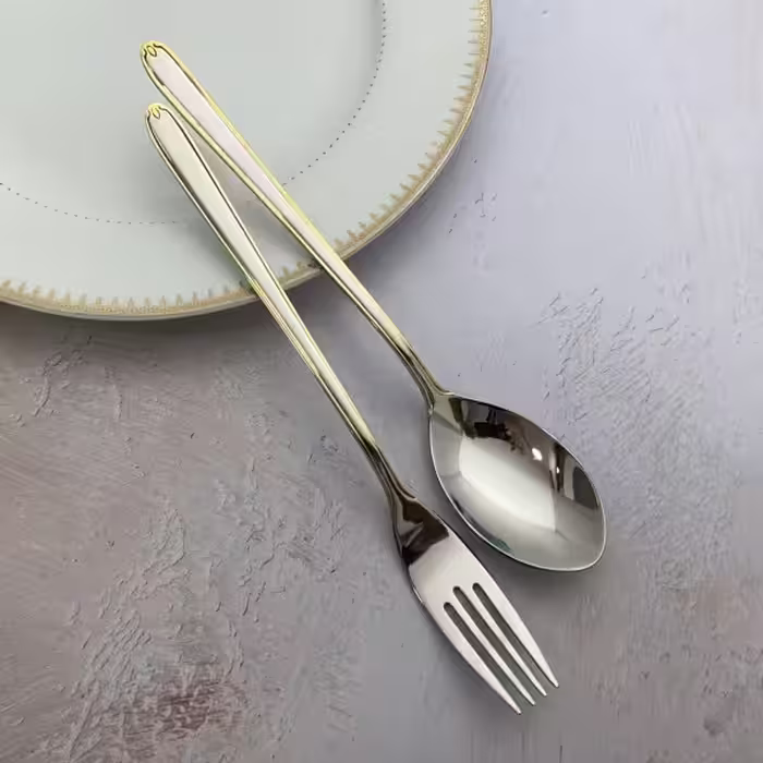 قاشق چنگال 6 نفره استیل