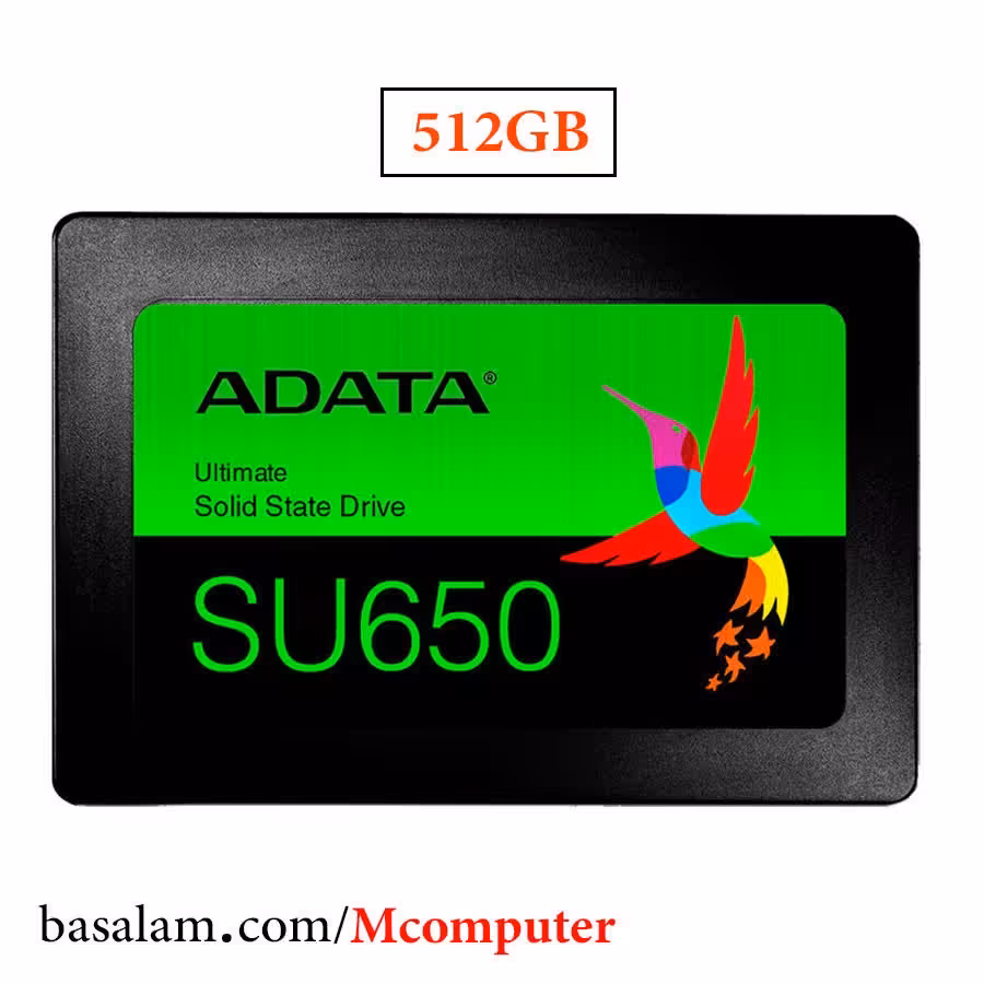 هارد اس اس دی اینترنال ای دیتا Adata SU650 ظرفیت 512 گیگابایت با ارسال رایگان