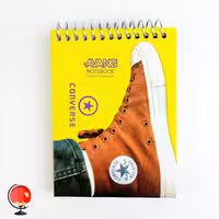 دفترچه 60 برگ سیمی آونگ جلد سخت طرح اسپرت کد 2595