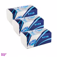 دستمال کاغذی 250برگ تنو کد001 بسته 3 عددی