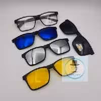 فریم عینک طبی مگنتی به همراه 4 کاور آفتابی Ray Ban مدل 2267