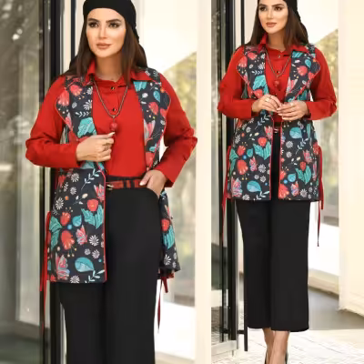 ست شومیز شلوار وست مستانه 57947