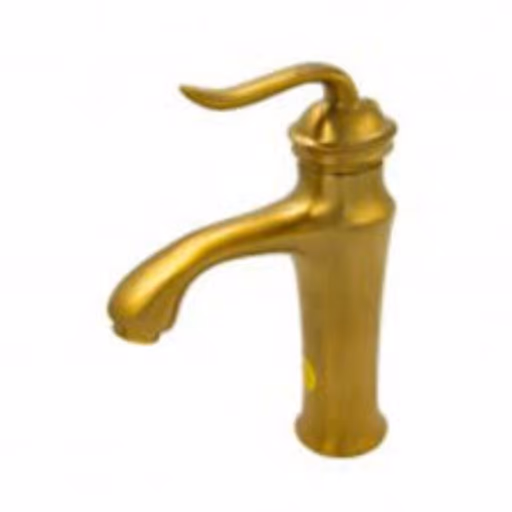شیر دستشویی طلایی شیبه مدل ارکید 