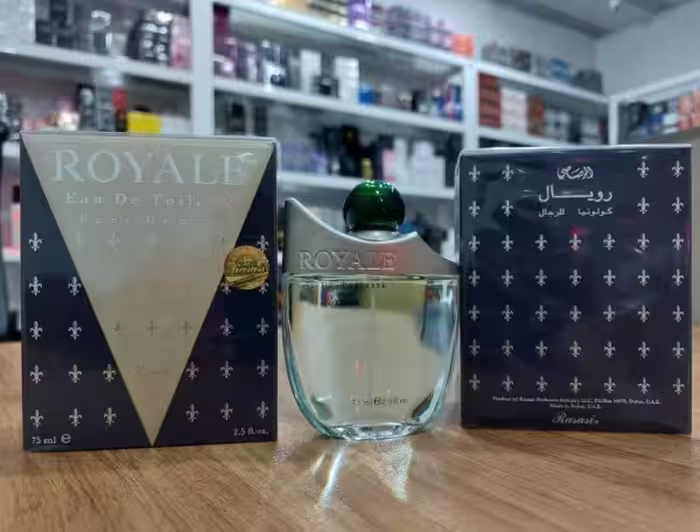 عطر ادکلن رصاصی رویال سبز مردانه