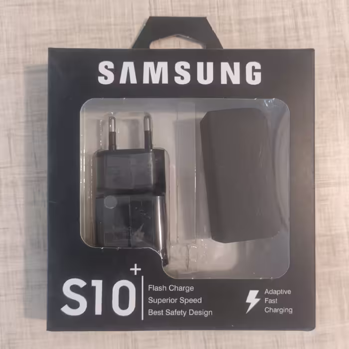 شارژر  سامسونگ مدل S10 plus به همراه کابل Type-C