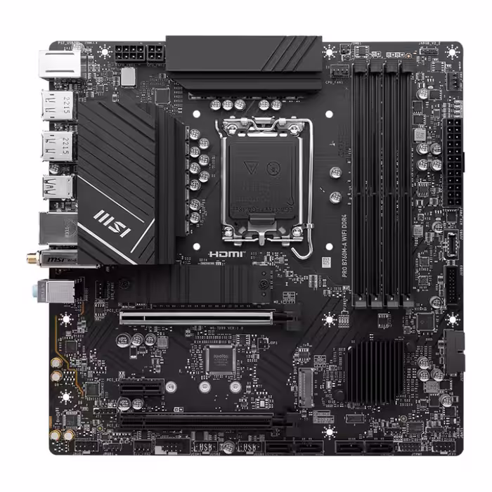 مادربرد ام اس آی مدل PRO B760M-A WIFI DDR4 - کالاوما
