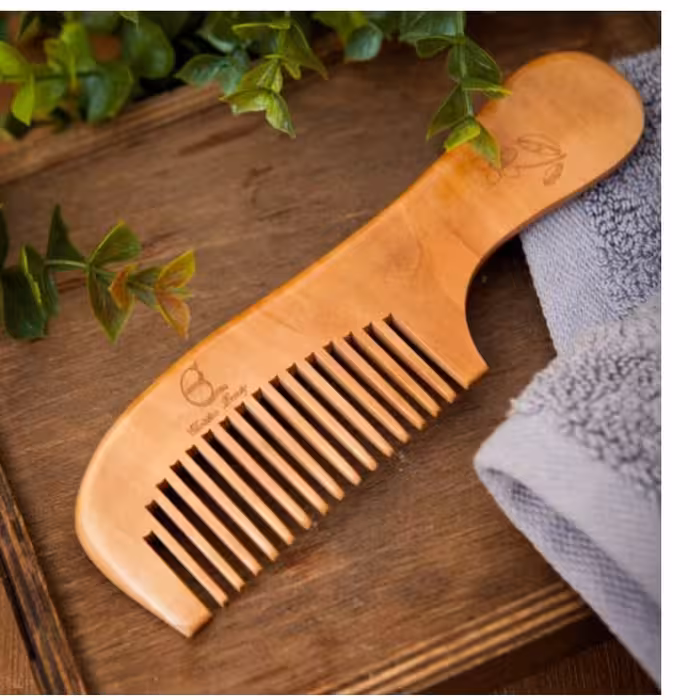 شانه چوبی  اصل تقویت مو رفع شپش 