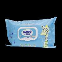 دستمال مرطوب کودک وی کر حاوی روغن پنبه دانه 72 عدد wee care