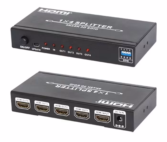اسپلیتر 4 پورت HDMI با قابلیت 3D فرانت مدل FN-V104