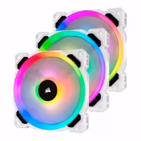فن کیس کورسیر LL120 RGB White بسته 3 عددی